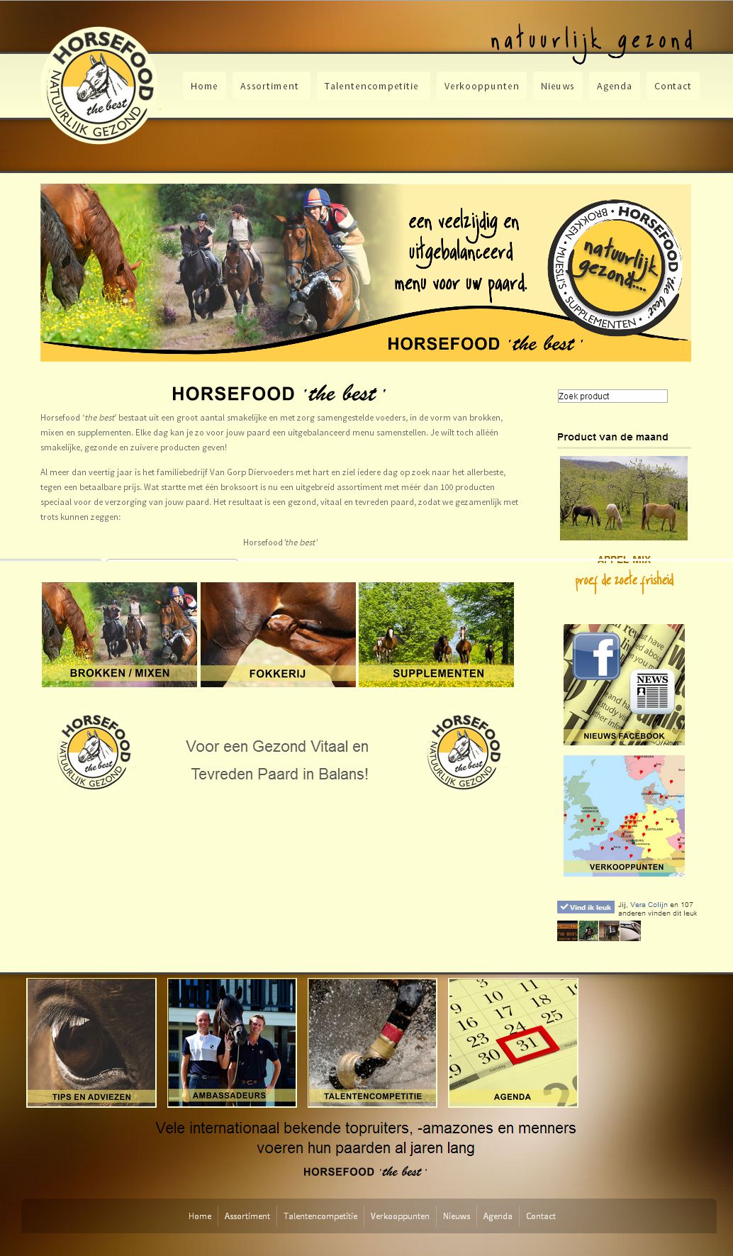 Nieuwe website HorsefoodTheBest.nl