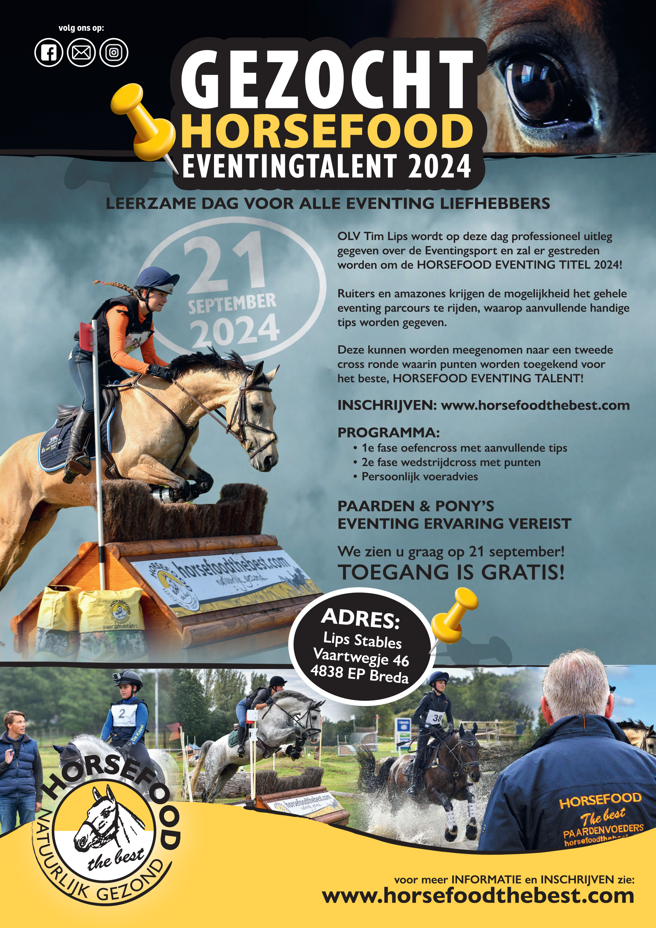 HF eventing talent 2024 flyer